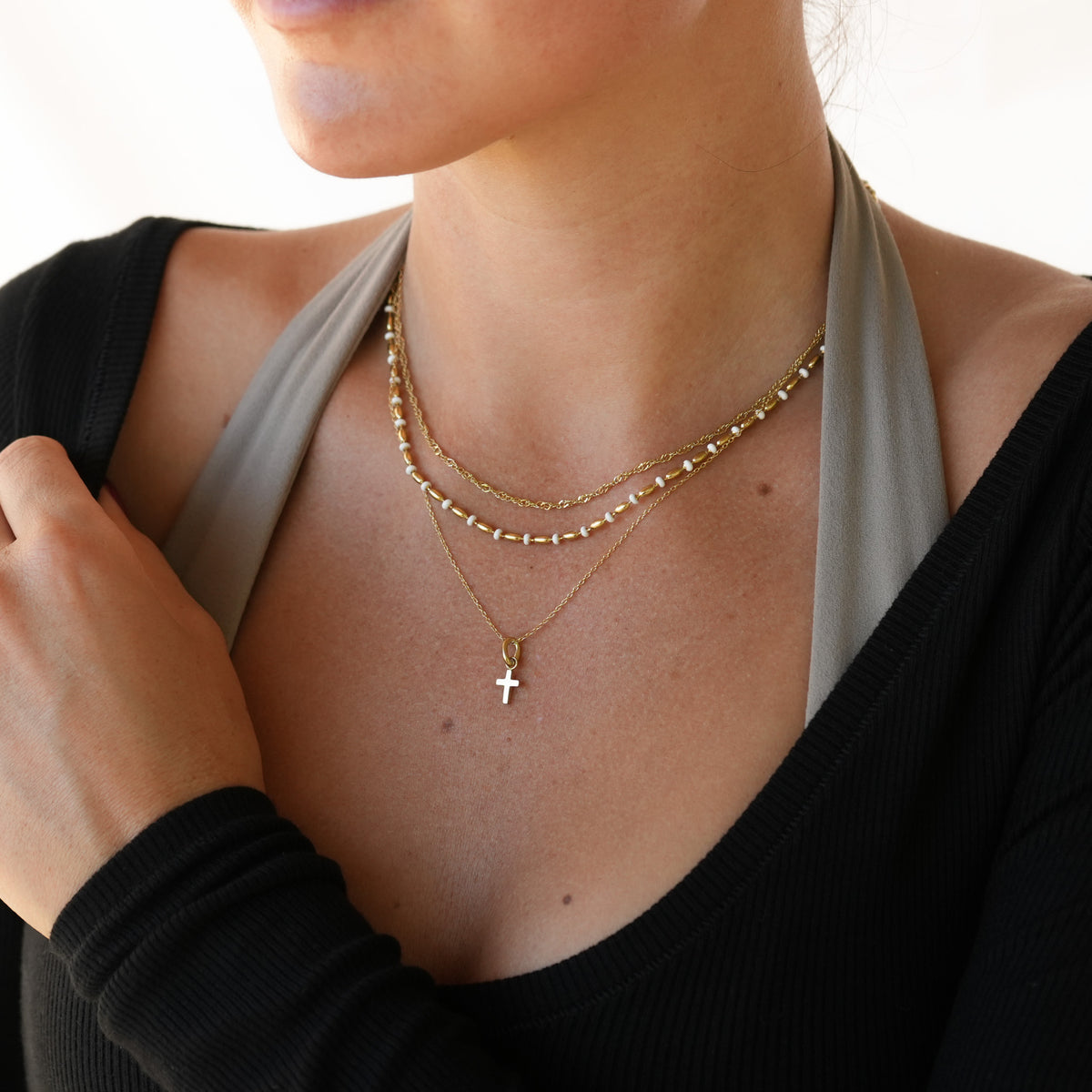 Mini Cross Necklace