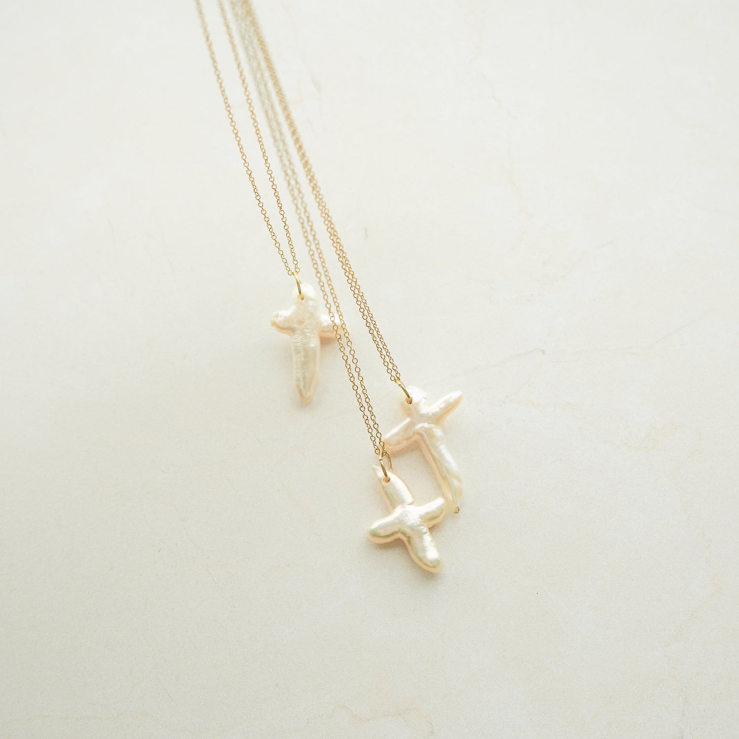 Pearl Cross Necklace