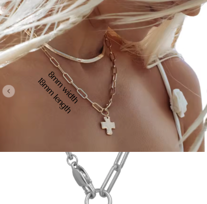 Poppy Cross Necklace