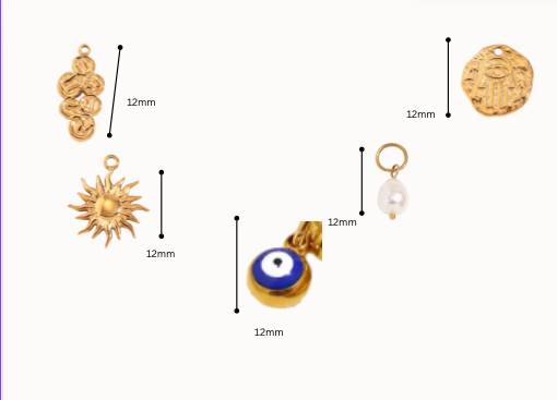 Mykonos Charm Necklace