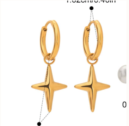 North Star Earrings