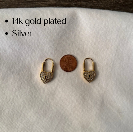 Diamond Love Earrings