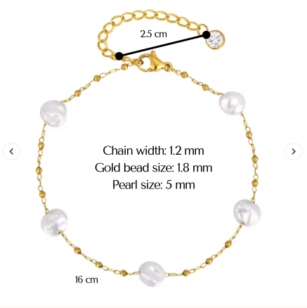 Poppy Pearl Bracelet