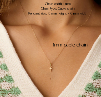 Mini Cross Necklace